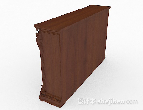 设计本实木家居衣柜3d模型下载