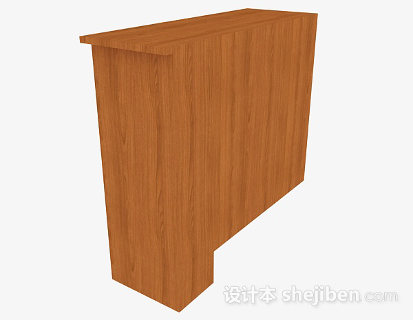 设计本木质多门储物柜3d模型下载