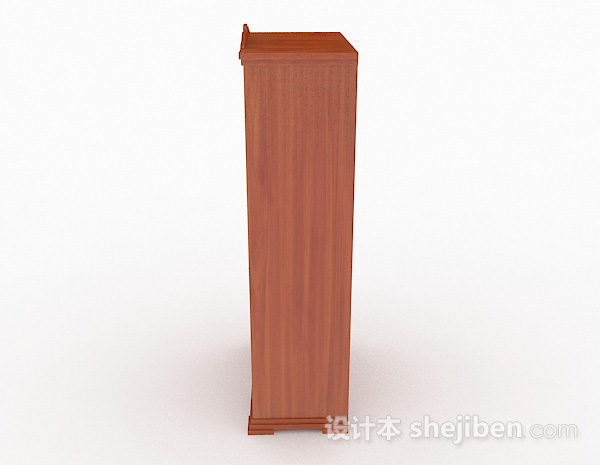 设计本木质家居衣柜3d模型下载
