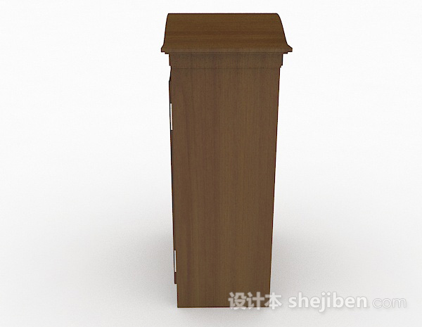 免费家居木质衣柜3d模型下载