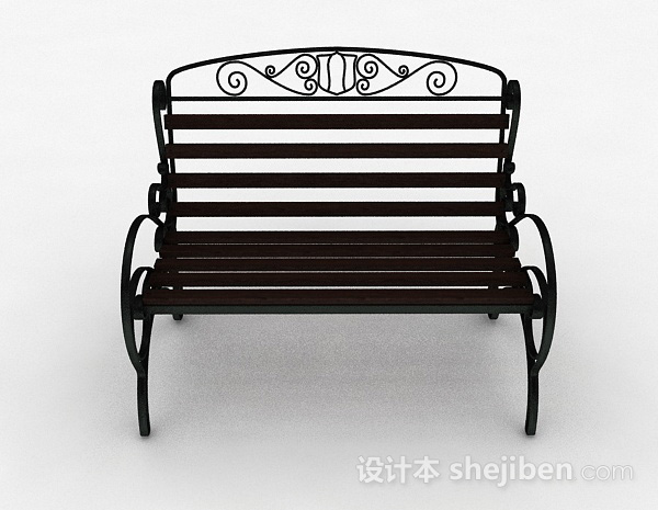 欧式风格欧式室外休闲椅子3d模型下载