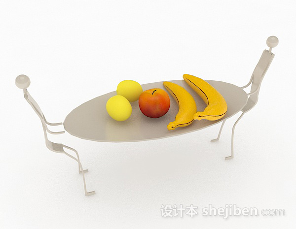 设计本香蕉苹果3d模型下载