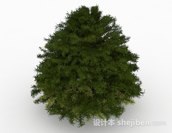 设计本绿色低矮植被3d模型下载