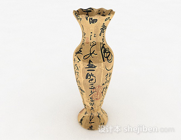 中式风格花瓶