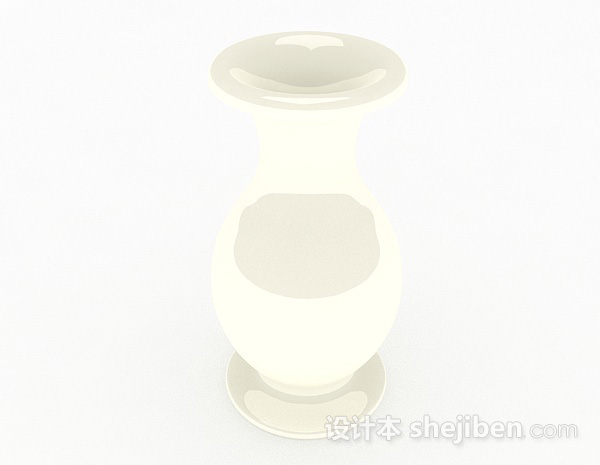 摆设陶瓷广口瓶3d模型下载