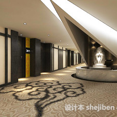 酒店走廊3d模型下载