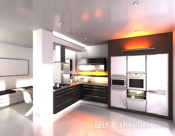 商用厨房设备3d模型下载