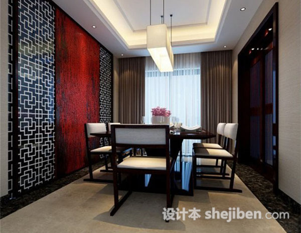 新中式家居餐厅