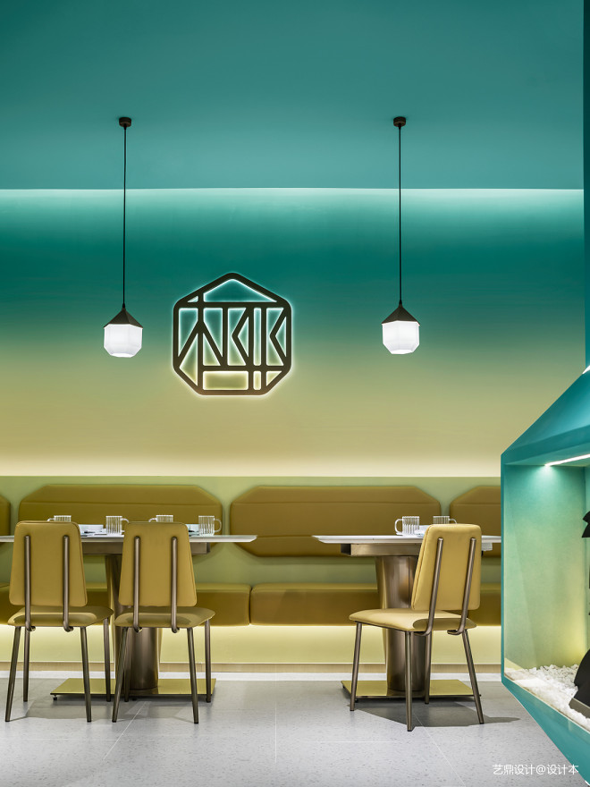 深圳餐厅设计，新椰客，自由新鲜流动的